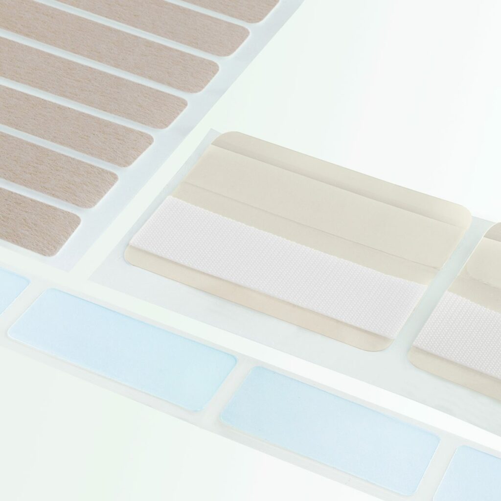 Adhesive & lamination options for VELCRO® Brand hook and loop products